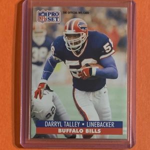 Darryl Talley #84 1991 Pro Set Football Trading Card
